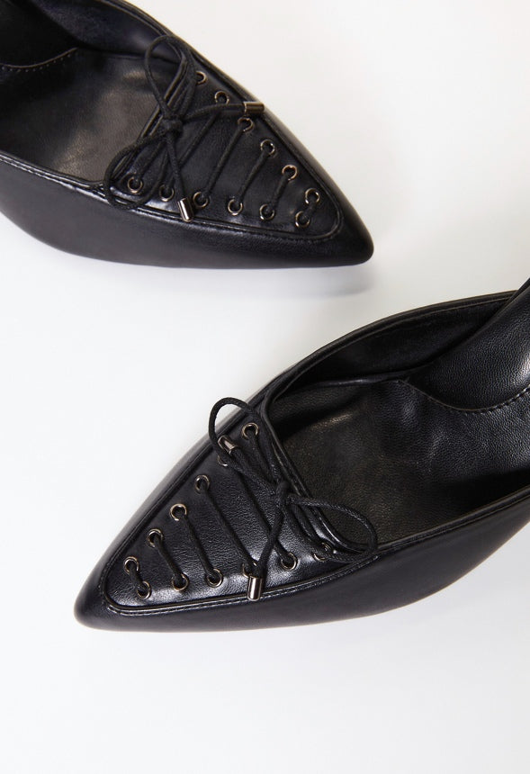 Cherie Mule Pump Black