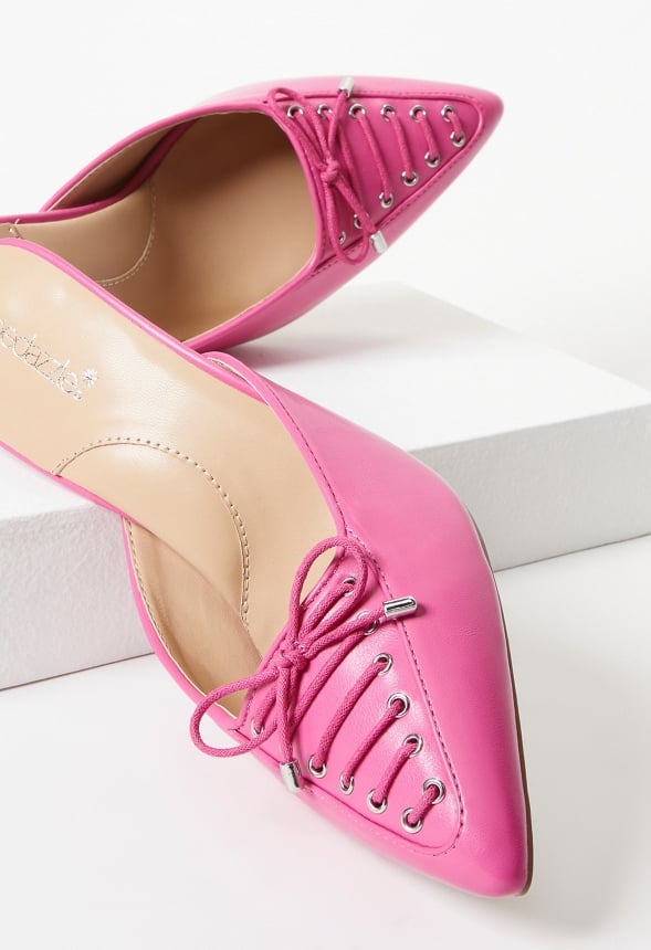 Cherie Mule Pump Shocking Pink