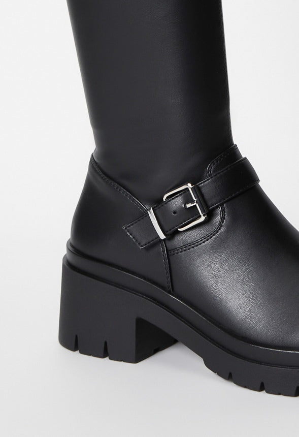 Aerin Flat Boot Black