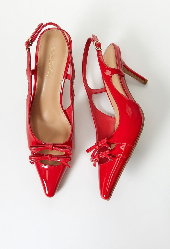 Florentina Slingback Pump Salsa Red