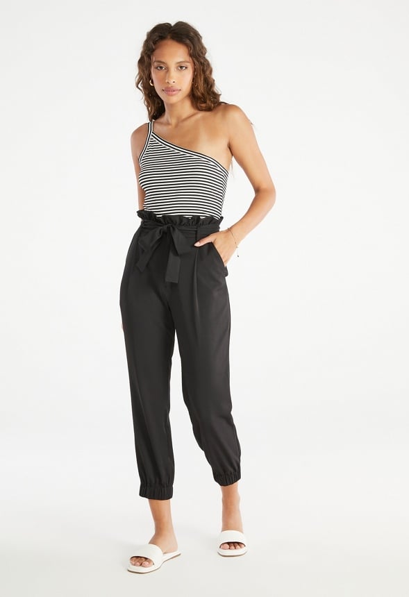 Paperbag Jogger Black Caviar