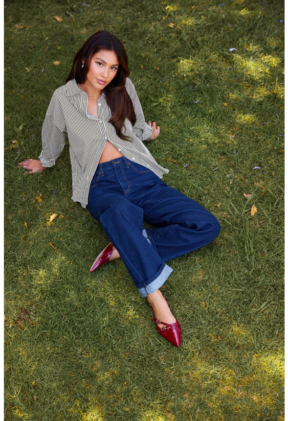 Billie Mid Rise Straight Leg Jeans Imagine