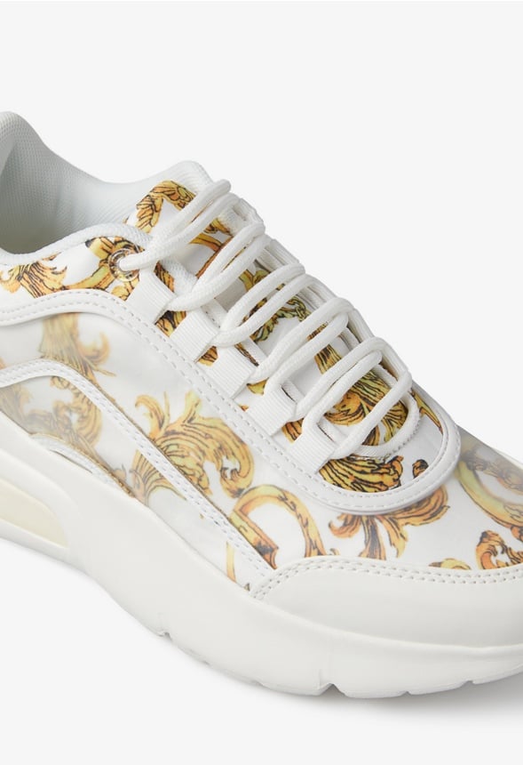 QUILLA CHUNKY SNEAKER Miami Print White