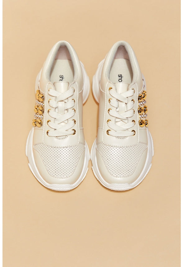 RAMSAY CHUNKY SNEAKER Bone