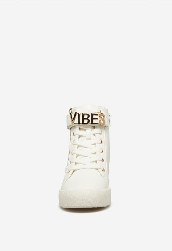 VIBES WEDGE SNEAKER Bright White