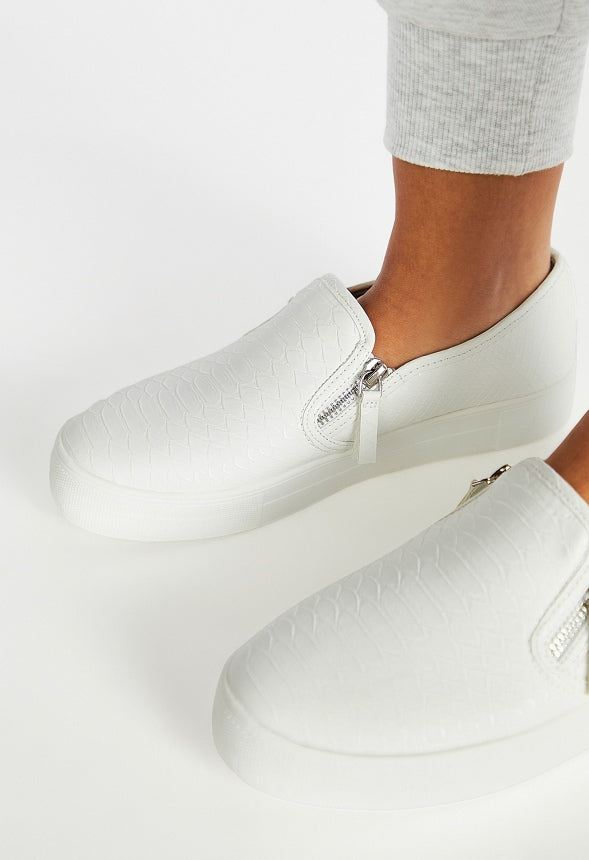 Courtney Platform Sneaker Bright White