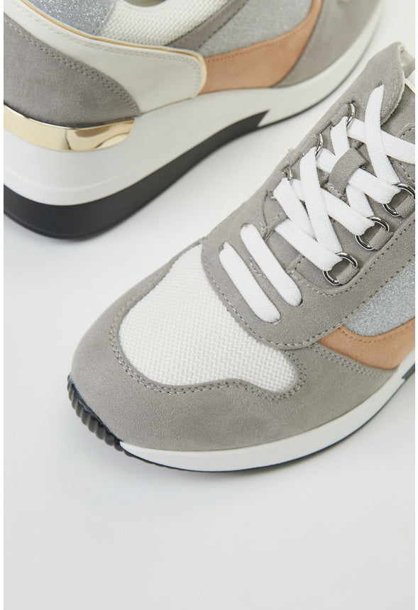 Trinity Wedge Sneaker Vapor Blue Multi