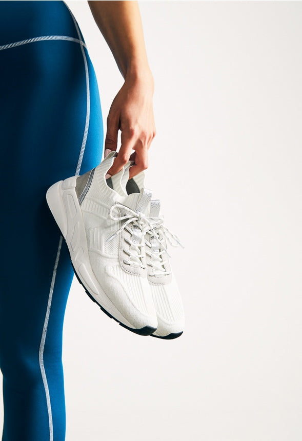 Kori Athletic Sneaker White/ Light Grey/ Silver