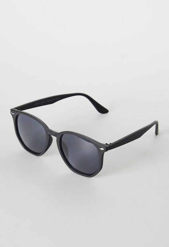 LIGHTWEIGHT WAYFARER SUNGLASSES Black