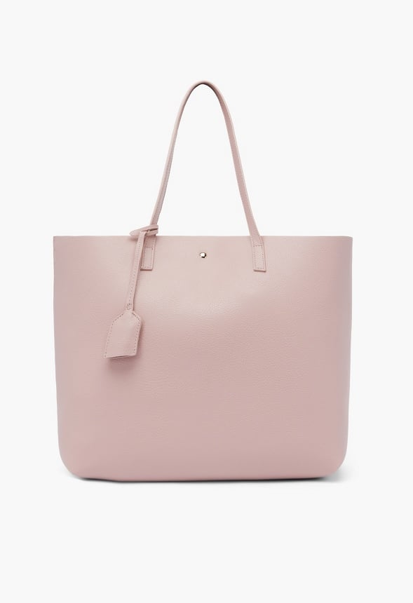 EAST / WEST UNLINED TOTE Rose Smoke