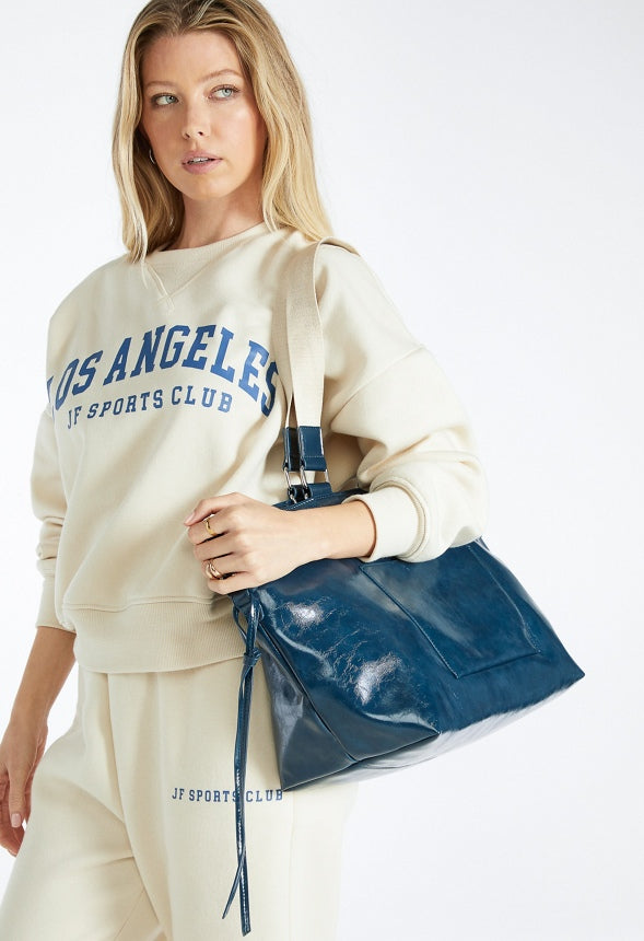 Double Strap Tote Legion Blue