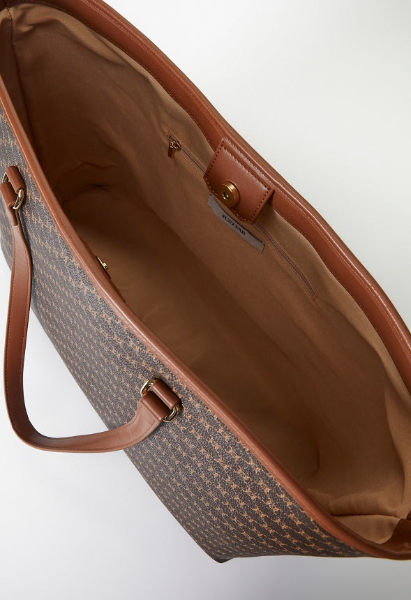 Logo Tote Brown Logo