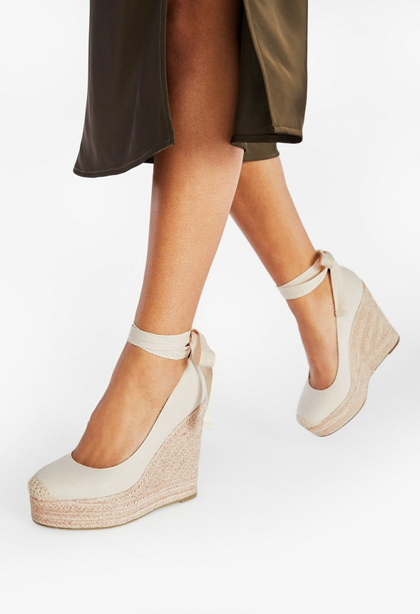 Vilette Espadrille Wedge Natural