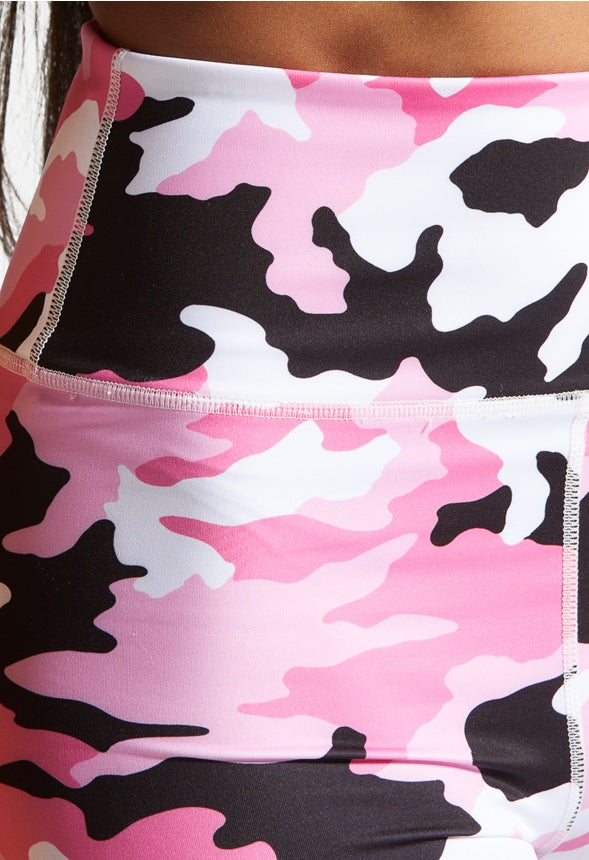 BIKER SHORTS Pink Camo