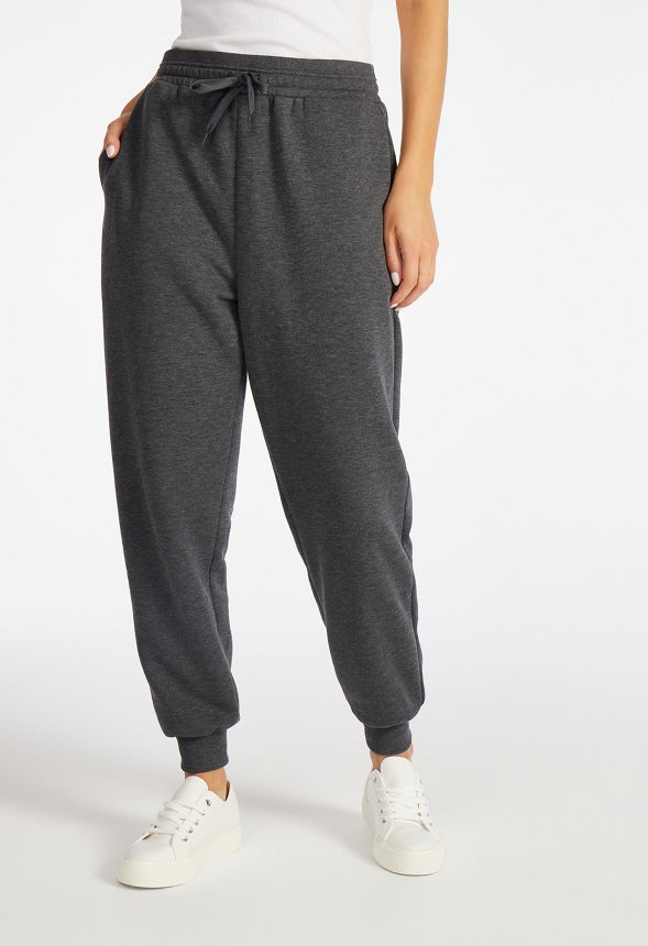 Booty Sculptor Fleece Joggers Dark Heather Grey