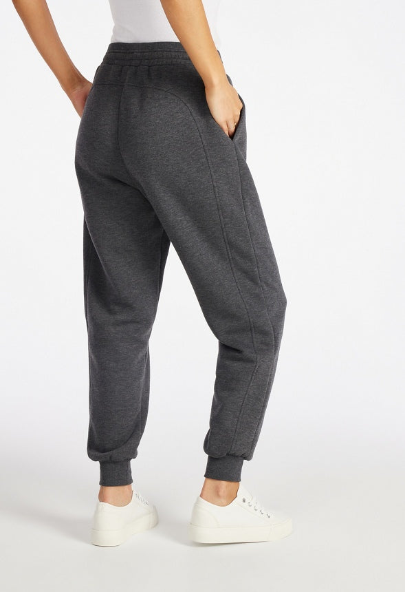 Booty Sculptor Fleece Joggers Dark Heather Grey