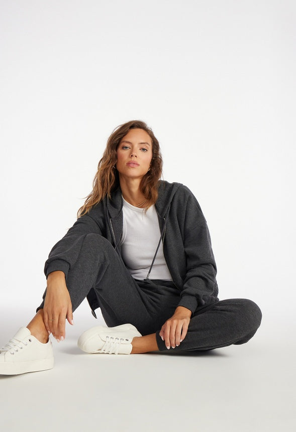 Booty Sculptor Fleece Joggers Dark Heather Grey