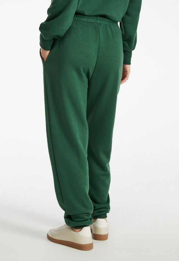 Graphic Sweatpants Dark Green