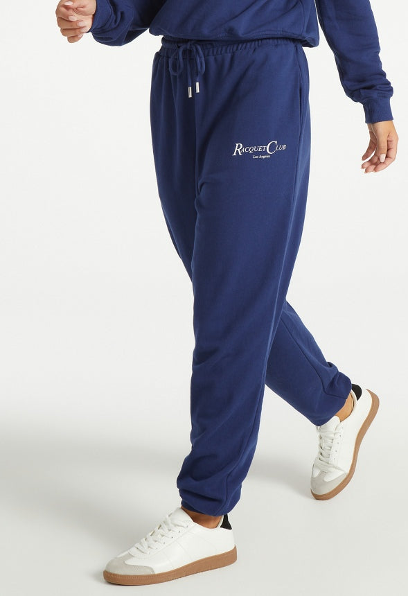 Sweat Joggers Medieval Blue/ White Graphic