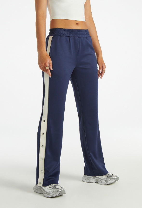 Snap Off Track Pants Medieval Blue/ Pristine