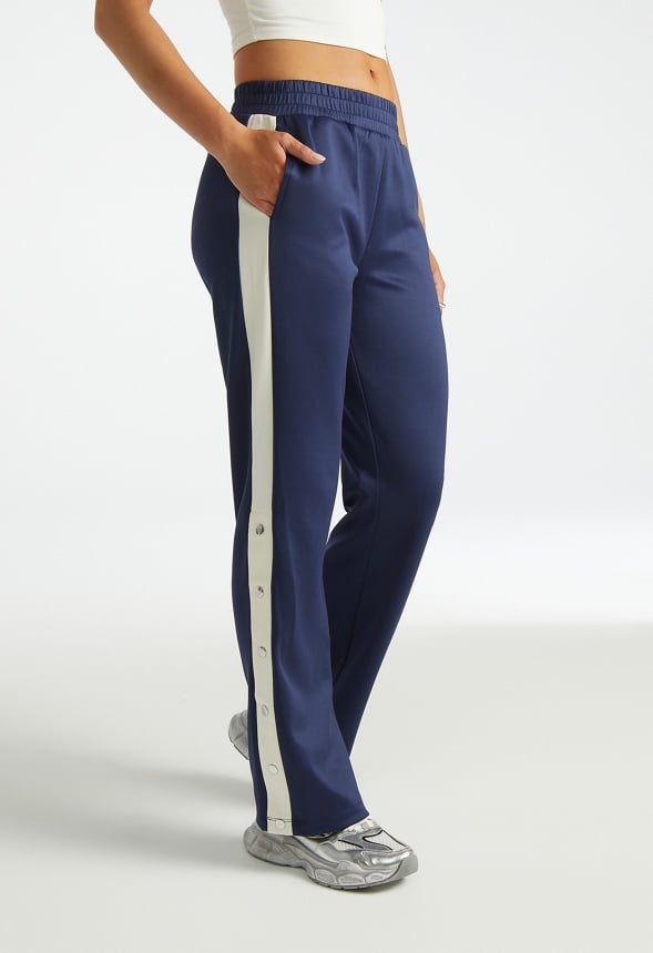 Snap Off Track Pants Medieval Blue/ Pristine