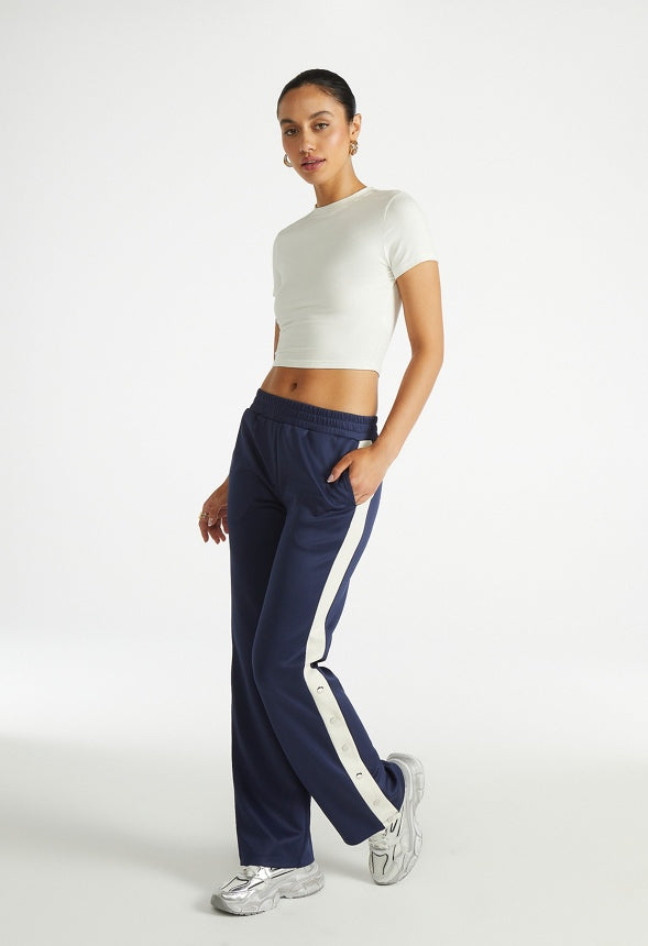 Snap Off Track Pants Medieval Blue/ Pristine