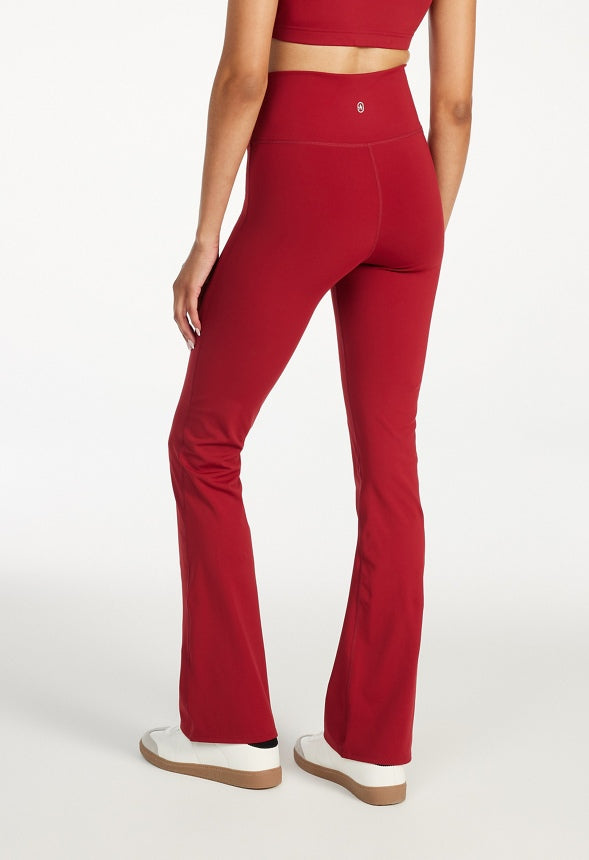 Active Slim Flare Leggings Biking Red