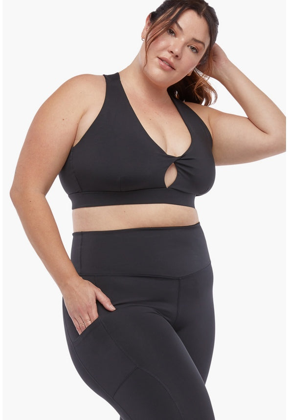 PLUS SIZE HIGH-WAISTED SHAPE AND SCULPT FULL LENGTH LEGGING Black