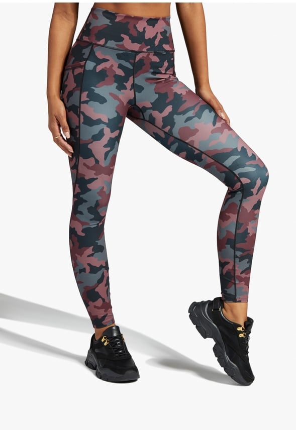 HIGHWAIST PRINTED POCKET LEGGING Port Royale Camo