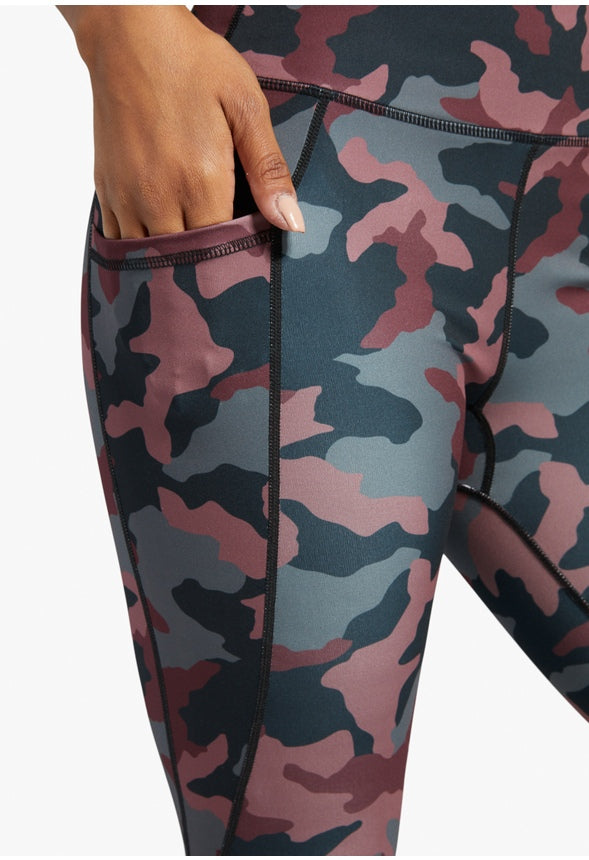 HIGHWAIST PRINTED POCKET LEGGING Port Royale Camo