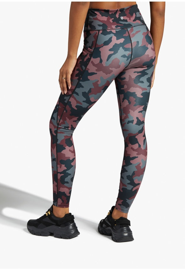 HIGHWAIST PRINTED POCKET LEGGING Port Royale Camo