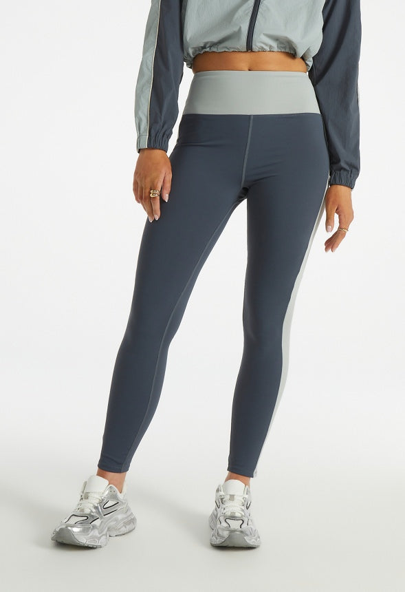 Colorblocked Active Leggings Ombre Blue Multi