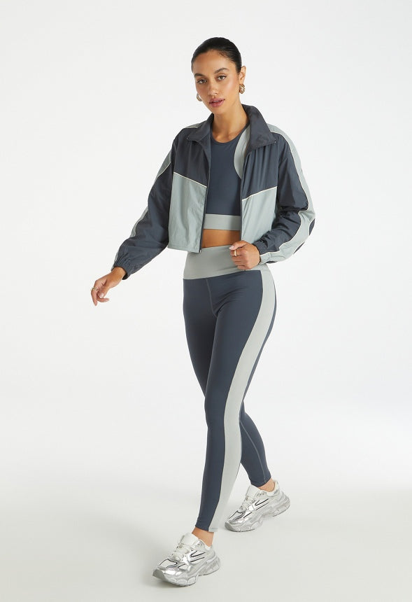 Colorblocked Active Leggings Ombre Blue Multi