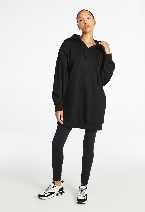Sweatshirt Dress Black