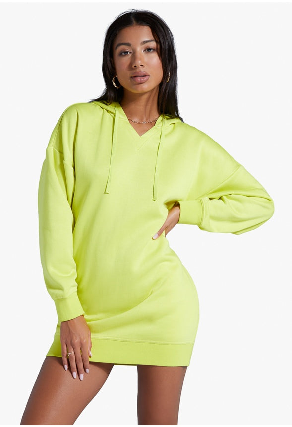 SWEATSHIRT DRESS Sulphur Spring Green