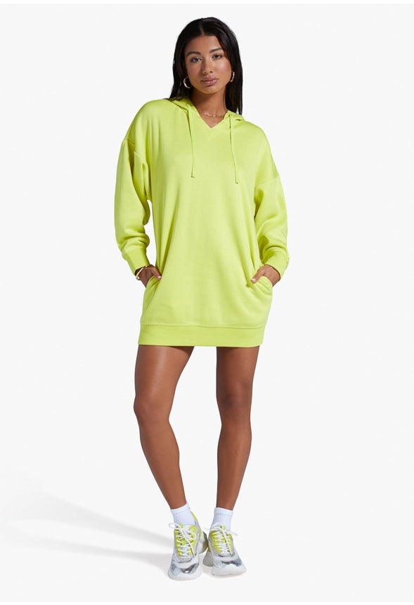 SWEATSHIRT DRESS Sulphur Spring Green