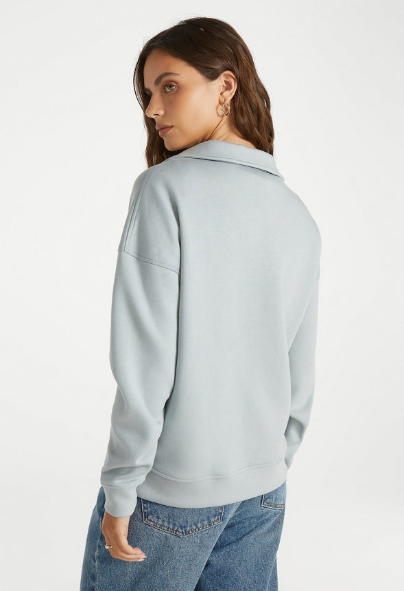 Polo Pullover Sweatshirt Quarry Grey