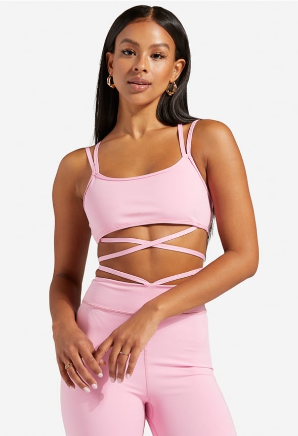 STRAPPY BRA TOP Prism Pink