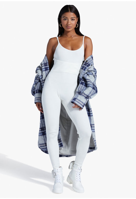 RIBKNIT BODYSUIT Marshmallow