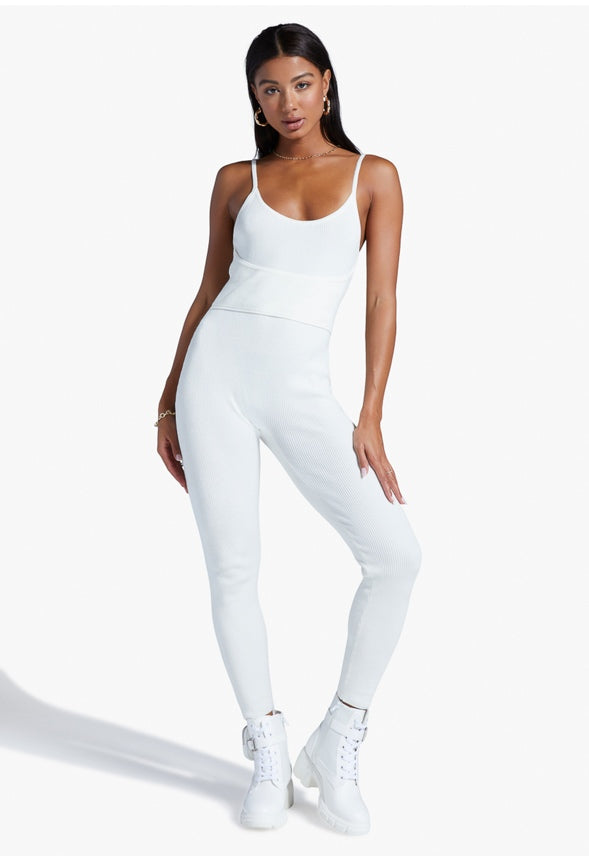 RIBKNIT BODYSUIT Marshmallow