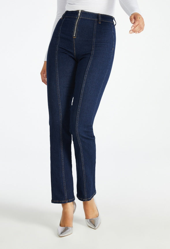 Shay Booty Sculptor Moto Bootcut Jeans Storm