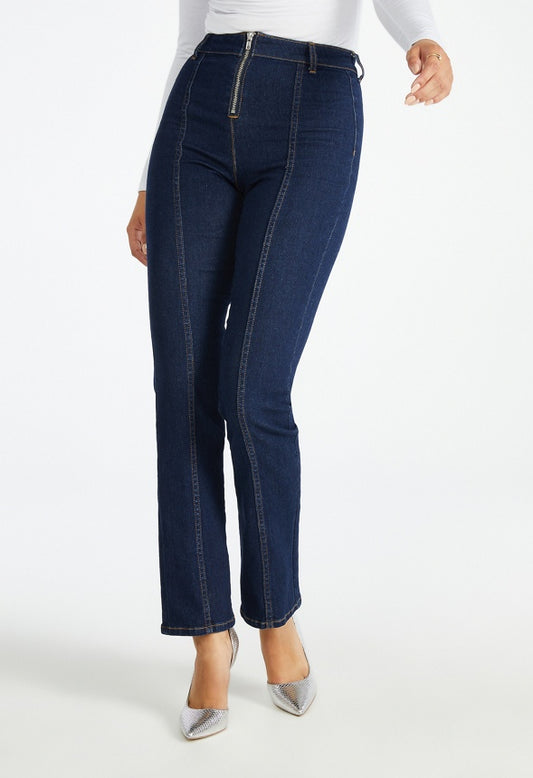 Shay Booty Sculptor Moto Bootcut Jeans Storm