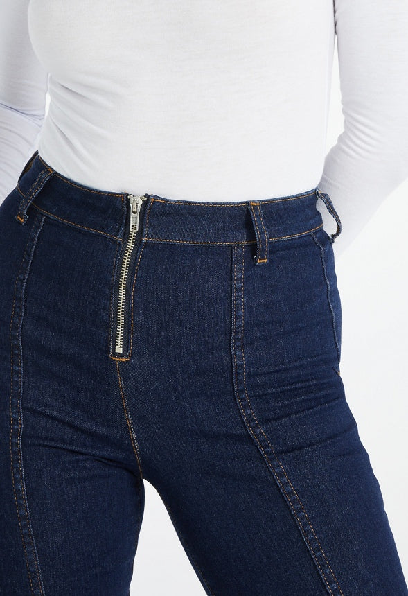 Shay Booty Sculptor Moto Bootcut Jeans Storm