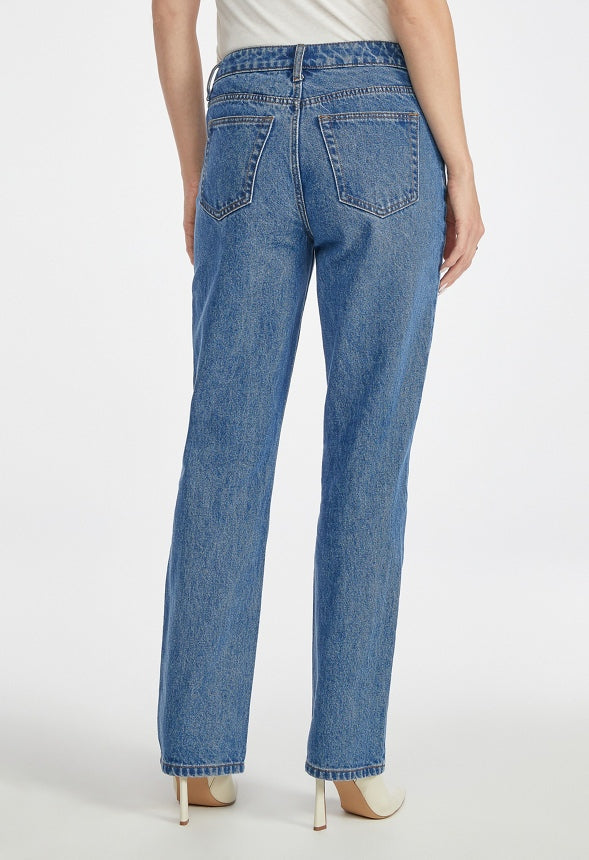 Ali High Rise Bootcut Jeans Dark Vintage Blue