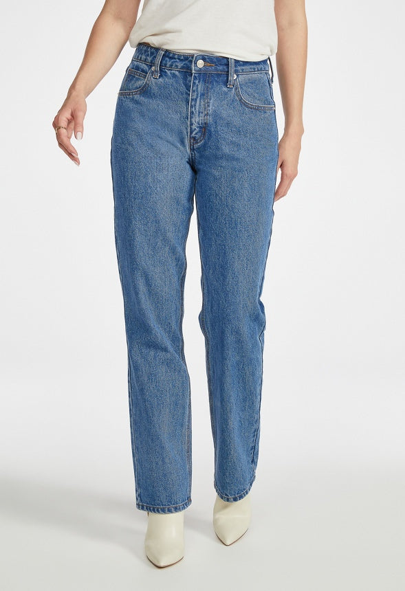 Ali High Rise Bootcut Jeans Dark Vintage Blue