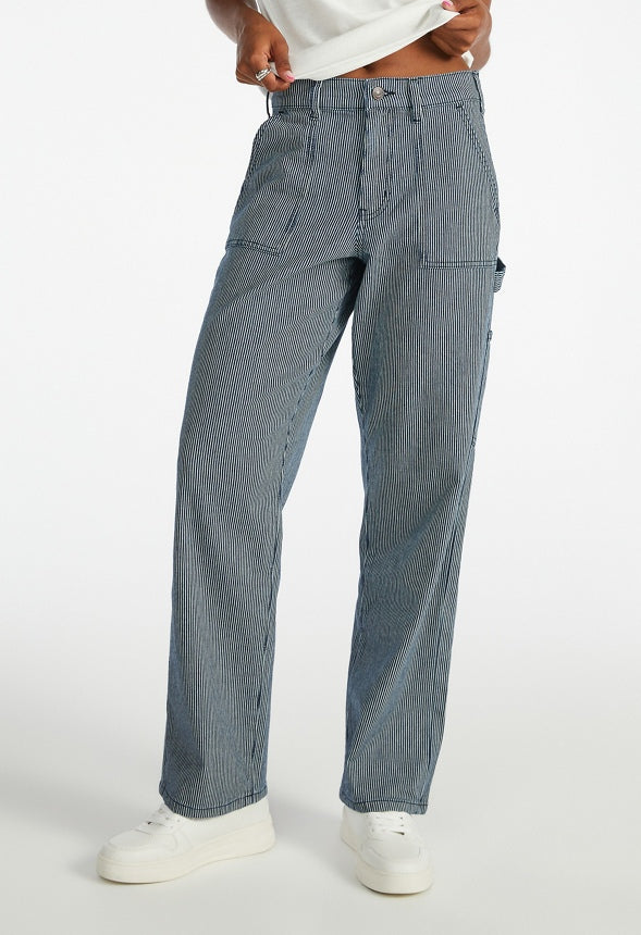 Andy Stripe Carpenter Pants Railroad