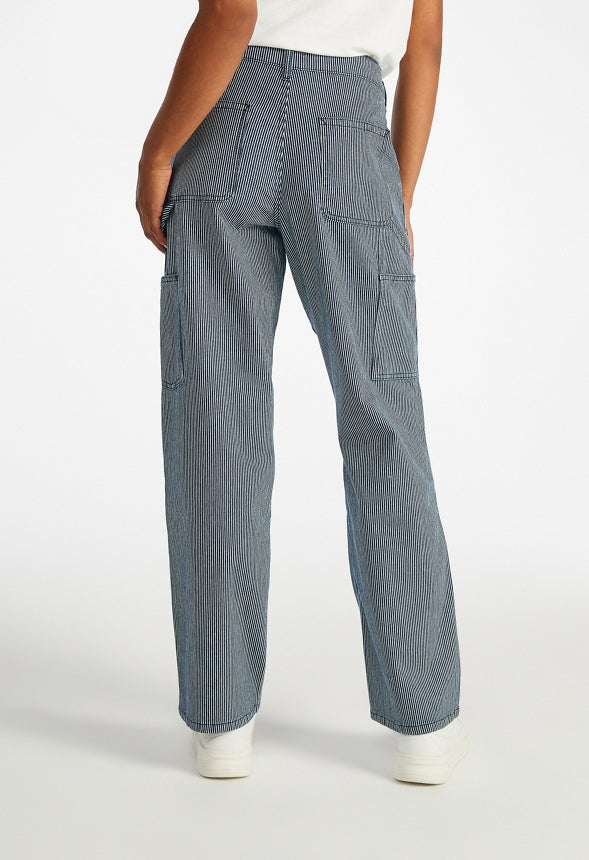Andy Stripe Carpenter Pants Railroad