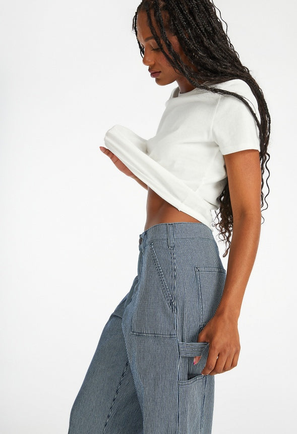Andy Stripe Carpenter Pants Railroad