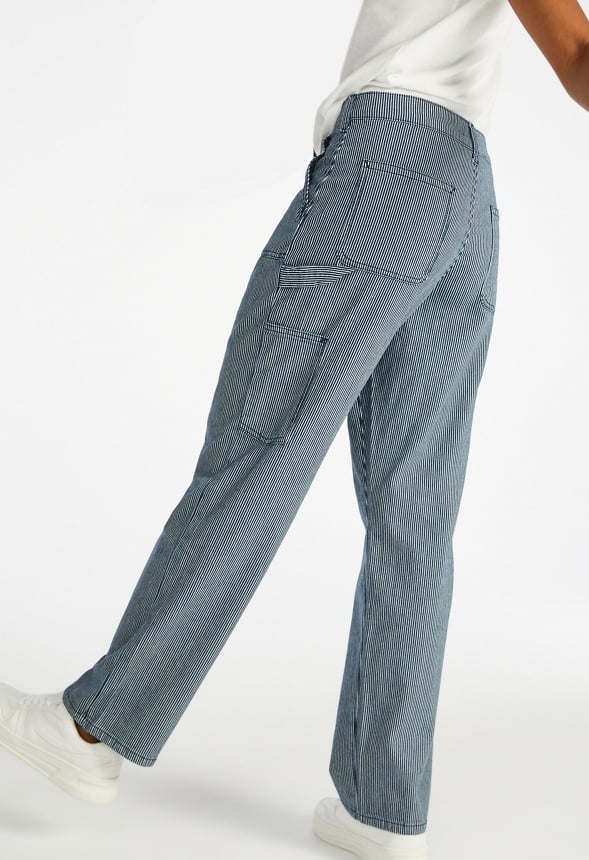 Andy Stripe Carpenter Pants Railroad