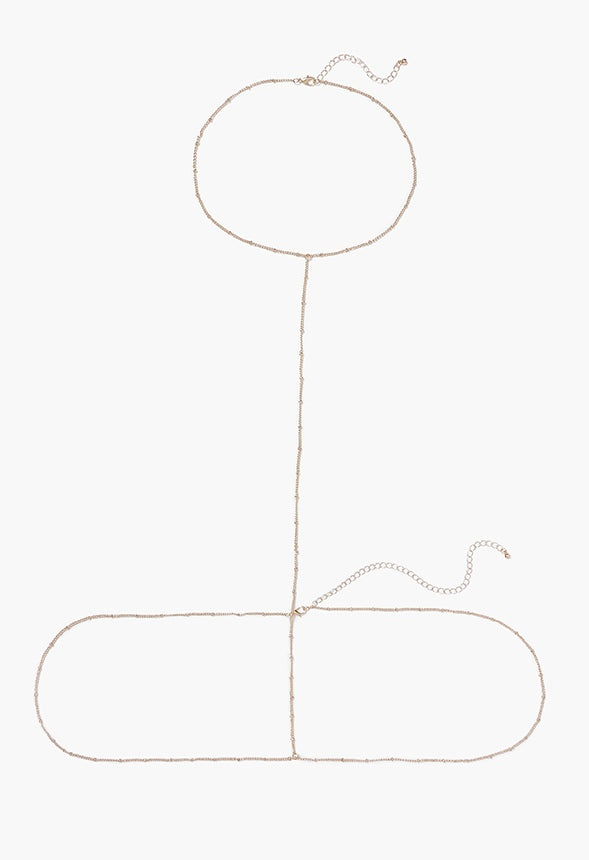 Demi Delicate Chain Bodychain Gold